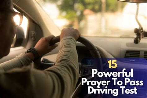 15 Powerful Prayer To Pass Driving Test