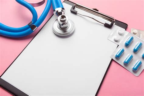 Premium Photo Stethoscope Clipboard And Pills Closeup Medical