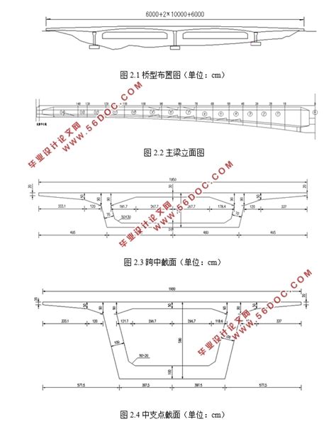 6010010060m预应力混凝土刚构连续组合箱梁桥施工图设计含cad图桥梁工程56设计资料网