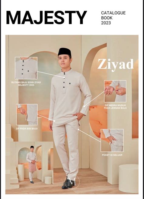 BAJU MELAYU NUDE MAJESTY Men S Fashion Muslim Wear Baju Melayu On Carousell