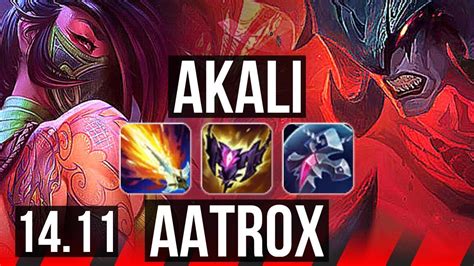 Akali Vs Aatrox Top 9 Solo Kills 45k Dmg Legendary 19 4 5 Na