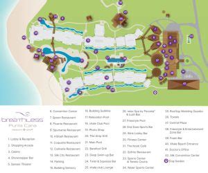 Breathless Punta Cana Resort & Spa map - Travel resort maps