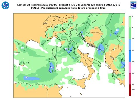 Le Previsioni Meteo E Le Mappe Dell Aeronautica Militare Per Oggi E Domani