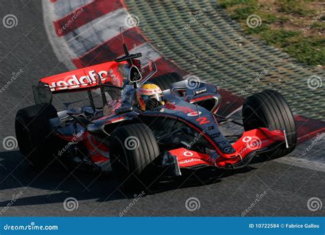 F1 2007 - Lewis Hamilton McLaren Editorial Stock Image - Image of ...