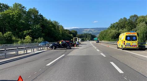 Deitingen So A Auffahrkollision Mit Drei Beteiligten Fahrzeugen