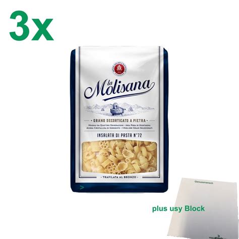 La Molisana Nudeln Insalata Di Pasta 72 Officepack 3x500g Packung