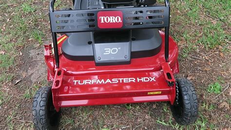 New Toro 30 Turfmaster Hdx Youtube