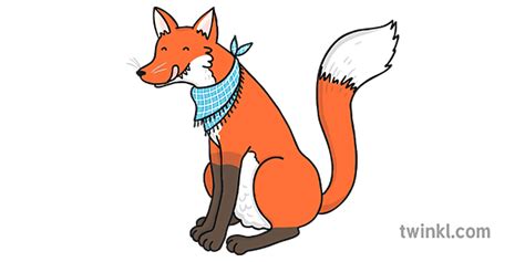 Foxy Loxy Illustration Twinkl