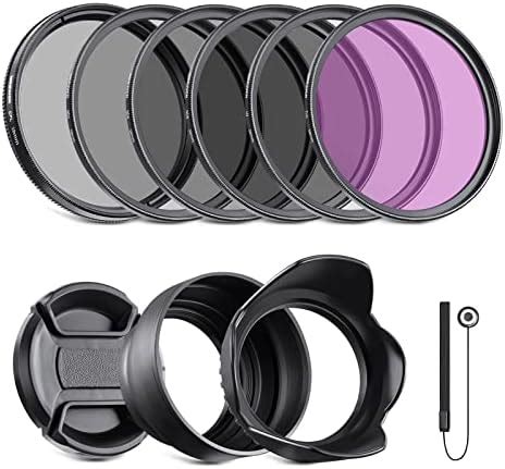 NEEWER 77mm ND CPL UV FLD Close Up Filter And Lens Accessories Kit With