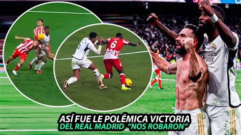 ASí FUERON lAS POLÉMICAS EN LA VICTORIA DEL REAL MADRID vs ALMERIA NOS