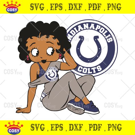 Indianapolis Colts Betty Boop Svg Sport Svg