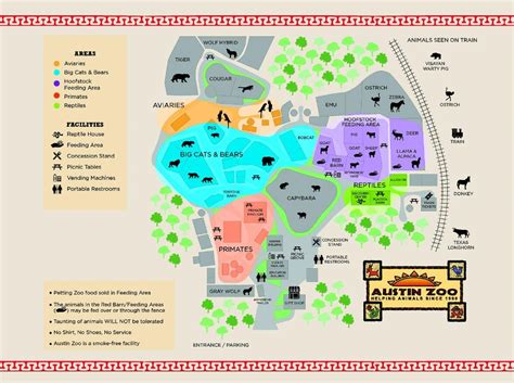 Austin Zoo Map and Brochure (2016 - 2021) | ThemeParkBrochures.net