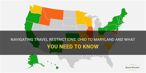 Navigating Travel Restrictions Ohio To Maryland And What You Need To