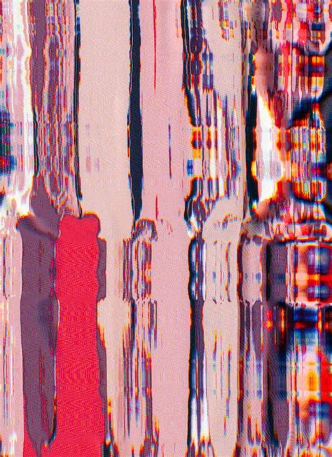 Color Distortion Background Glitch Art Artifacts Stock Illustration