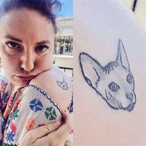 Lena Dunhams 24 Tattoos And Meanings Steal Her Style