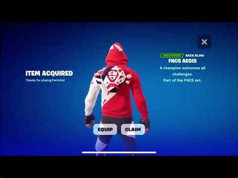 Fortnite UPDATED The FNCS Bundle FREE Back Bling For EVERYONE