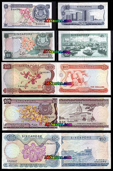 Singapore banknotes - Singapore paper money catalog and Singaporean ...