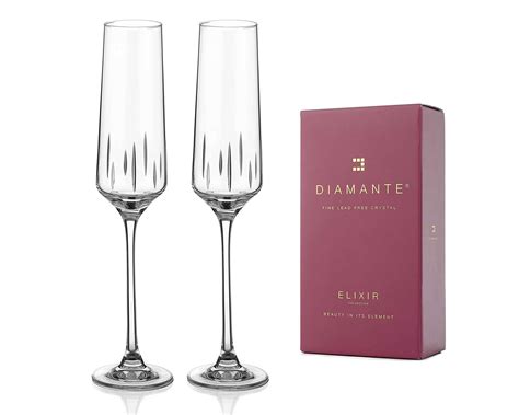 Buy Wholesale Linea Collection Crystal Prosecco Glasses Set Of 2