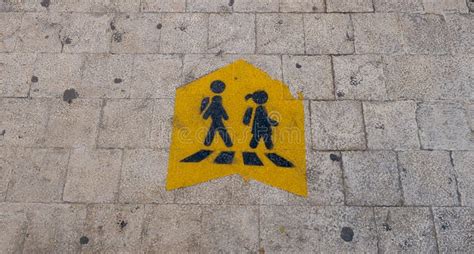 Children crossing sign stock image. Image of street - 128054317