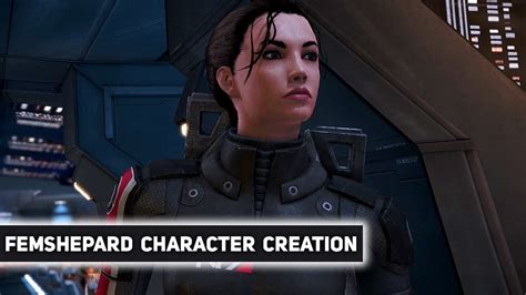 Beautiful Femshepard Character Creation Mass Effect Legendary Edition Youtube