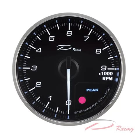 Depo Racing Aftermarket Rpm Cylinder Rev Counter Tachometer For Sport