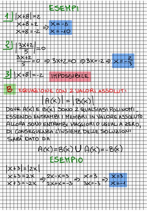 Equazioni In Valore Assoluto Esercizi