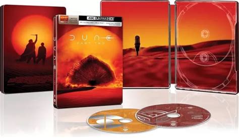 Dune Part Two Limited Edition Steelbook 4k Ultra Hd Blu Ray