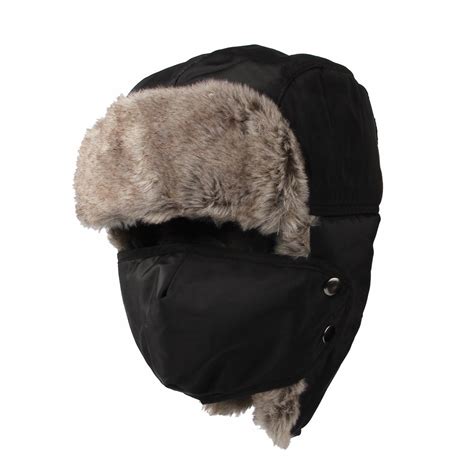 Withmoons Trooper Trapper Hat Winter Windproof Cap Faux Fur Crt1143