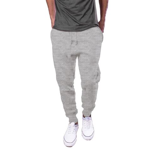 Cotton Heritage Mens Active Fleece Jogger Pants Heather Grey Jogging