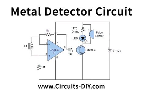 Simple Metal Detector Using Ca3140 Ic