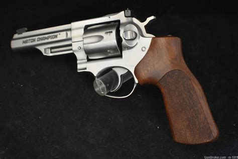 RUGER GP 100 MATCH CHAMPION STAINLESS STEEL 357 MAGNUM DOUBLE ACTION