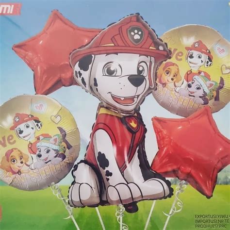 Se Produkter Som Liknar Paw Patrol Ballonger Marshall P Tradera