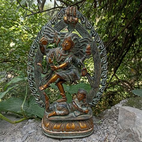 Shiva Statue Brass Nataraja Statue, Dancing Shiva, Nataraja Statue, 40 ...