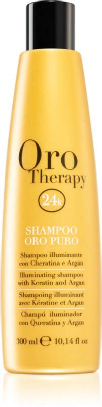 Fanola Oro Therapy Shampoo Oro Puro spindesio suteikiantis šampūnas