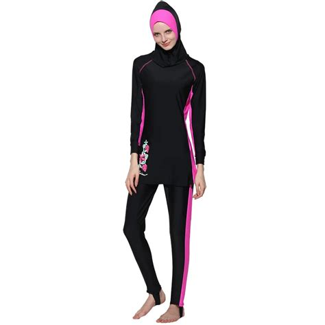 Plus Size Muslim Swimwear Women Full Coverage Islam High Quality