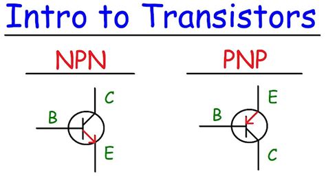 Difference Between Npn And Pnp Transistors Electrical And Electronics Technology Degree