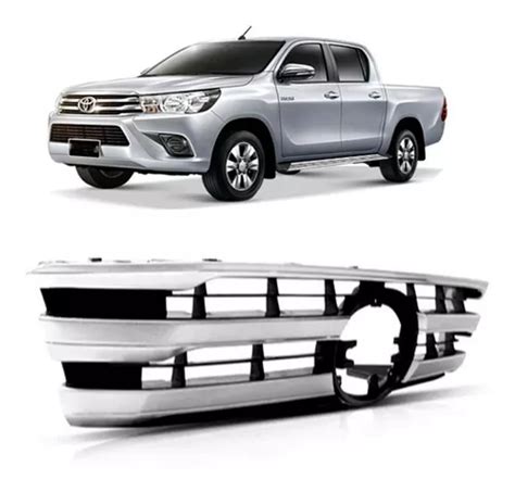 Grade Dianteira Toyota Hilux Srx Srv 2016 2017 2018 Cromada