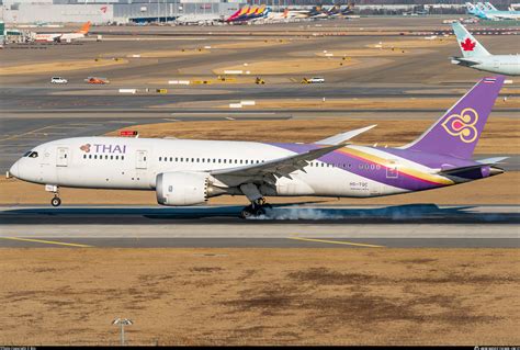 Hs Tqc Thai Airways Boeing Dreamliner Photo By H Bin Plane Photo