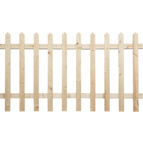 Palisade Untreated Picket Fence Kit Gw Leaders