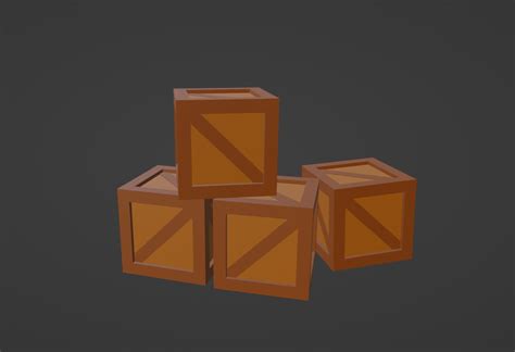 Mini Barrel Asset Pack With A Barrel Fence And Crate Clearly