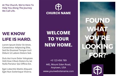 Church Brochure Templates