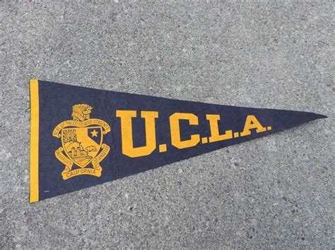 1970's UCLA Pennant University of California Los Angeles Bruins Vintage ...