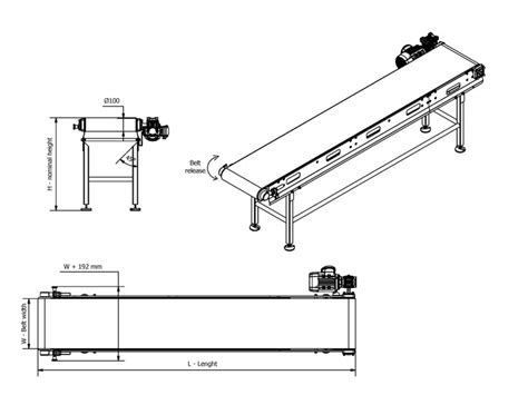 Assembly Drawing Of Belt Conveyor Download Scientific 42 Off