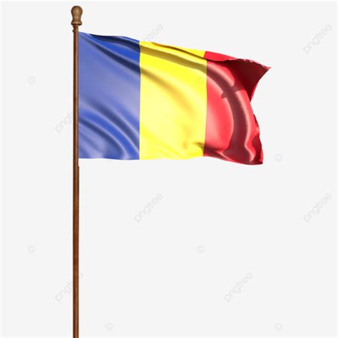 Romania Flag With Pole Romania Flag Waving Romania Flag Romania Flag