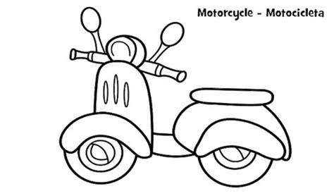 Detail Gambar Motor Untuk Mewarnai Koleksi Nomer 9