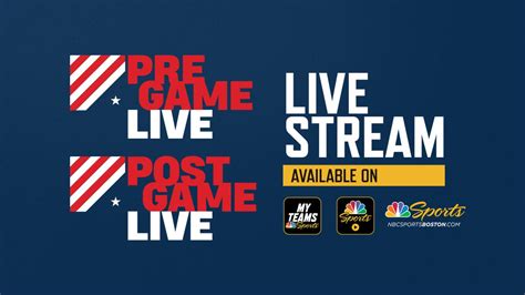 Here’s How to Live Stream Patriots Pre and Postgame Shows on NBC Sports ...