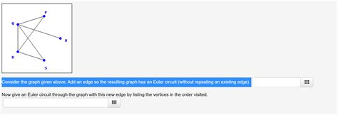 Solved P X R S Consider The Graph Given Above Add An Edge Chegg