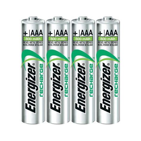 4x Energizer AAA Rechargeable Batteries NiMH ACCU EXTREME 800 MAh High