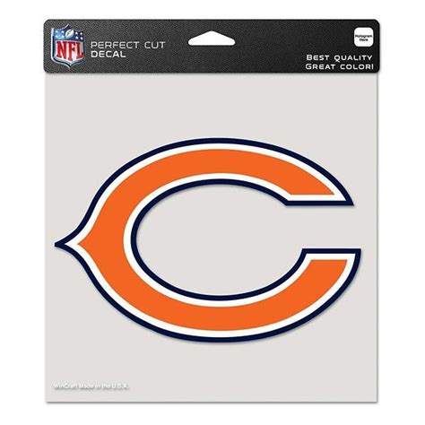 Wincraft Chicago Bears 8x8 Perfect Cut Decal Bear Decal Chicago