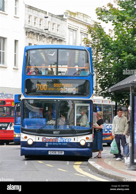 Stagecoach Buses In Worthing Town Centre West Sussex Uk Stock Photo Alamy